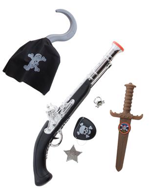 SET ACCESSOIRES PIRATE (Pack 6 pièces) – Image 2