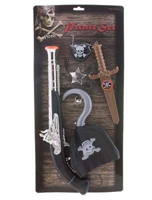 SET ACCESSOIRES PIRATE (Pack 6 pièces)