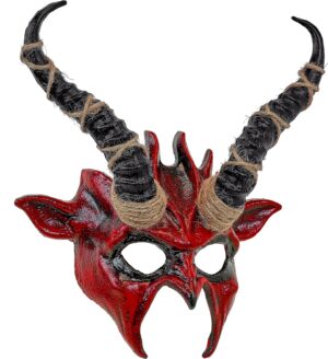 MASQUE DIABLE AVEC CORNE – Image 1