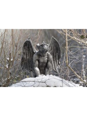 STATUE GARGOUILLE MAGNESIE 53CM X 39CM X 54CM – Image 2