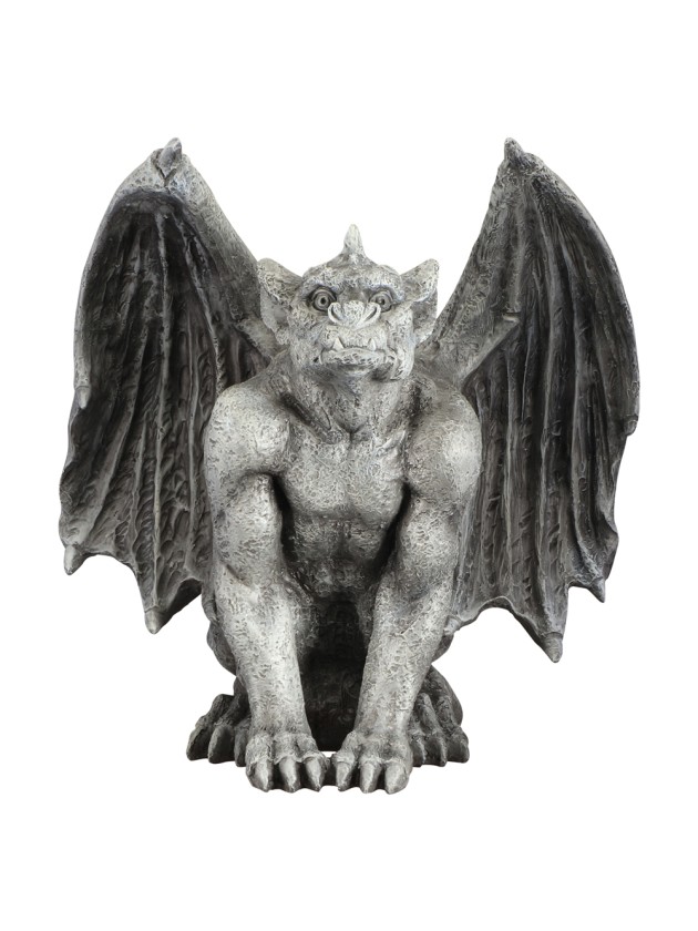 STATUE GARGOUILLE MAGNESIE 53CM X 39CM X 54CM