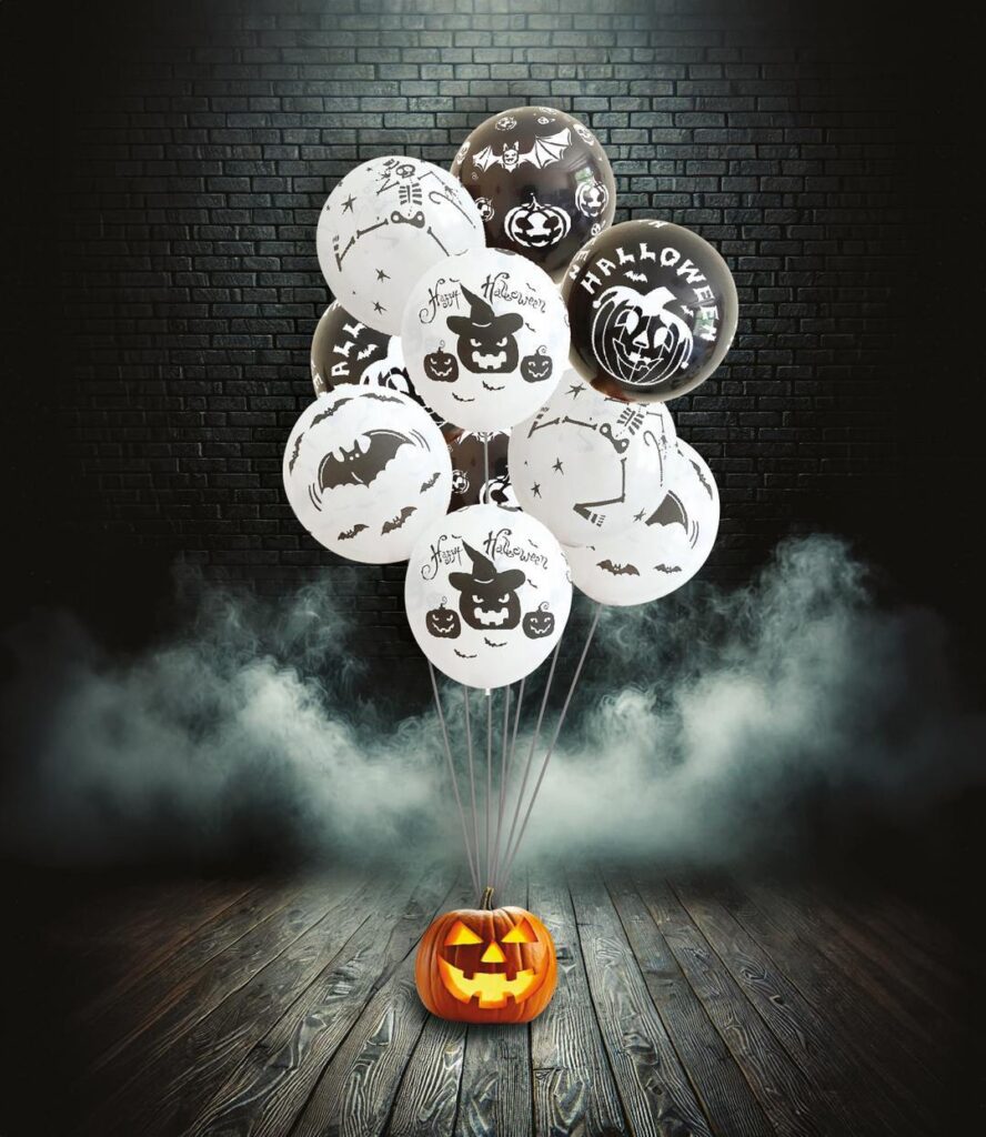 BALLONS HALLOWEEN (Sachet 10 ballons)