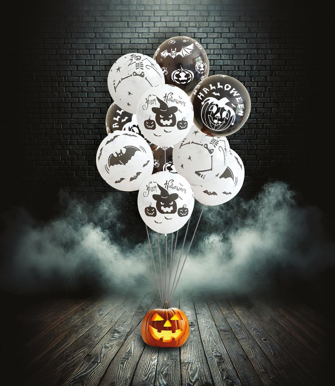 BALLONS HALLOWEEN (Sachet 10 ballons) – Image 1