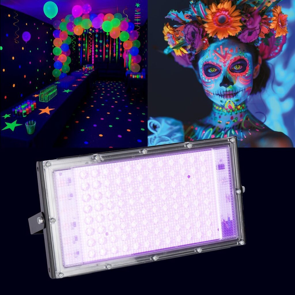 BARRE DE LUMIÈRE NOIRE UV 96 led (24 cm)