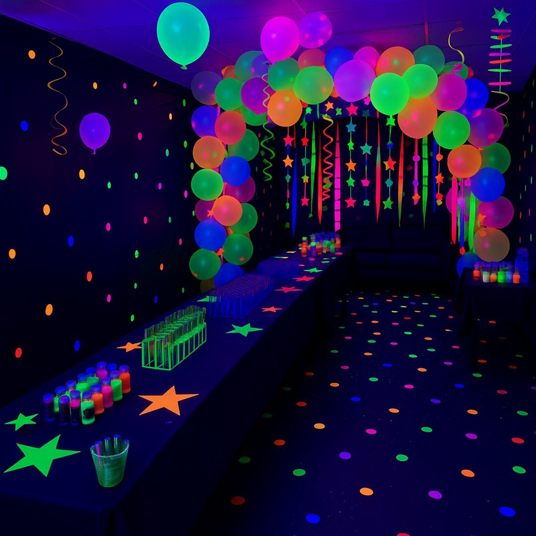 BARRE DE LUMIÈRE NOIRE UV  96 led (24 cm) – Image 2