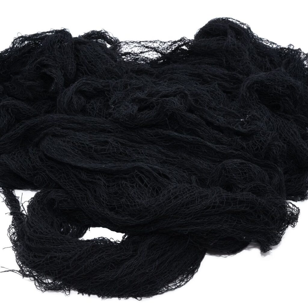 DECORATION TISSU NOIR 6mx1.2m