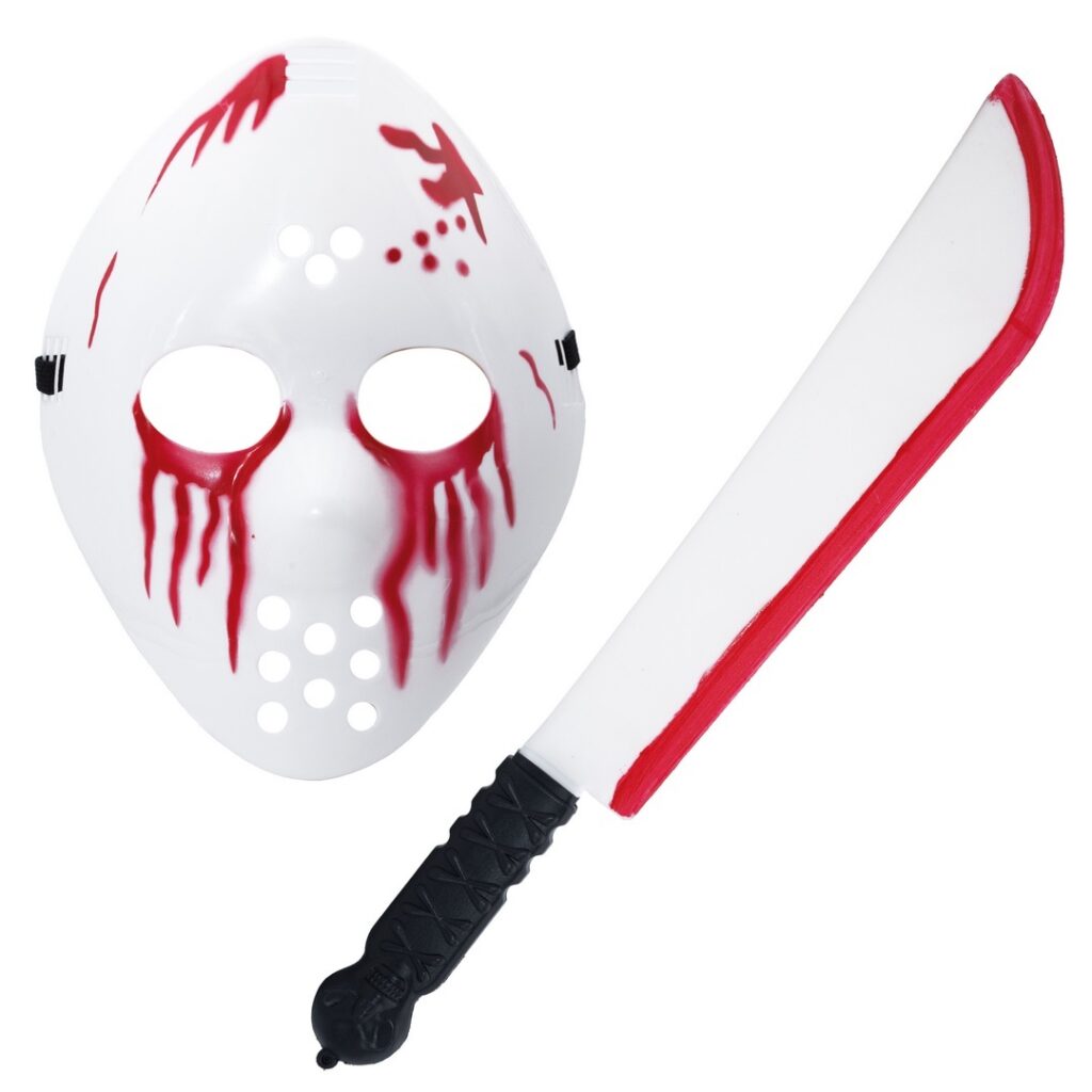 SET DE SERIAL KILLER SANGLANT(Masque + machette)