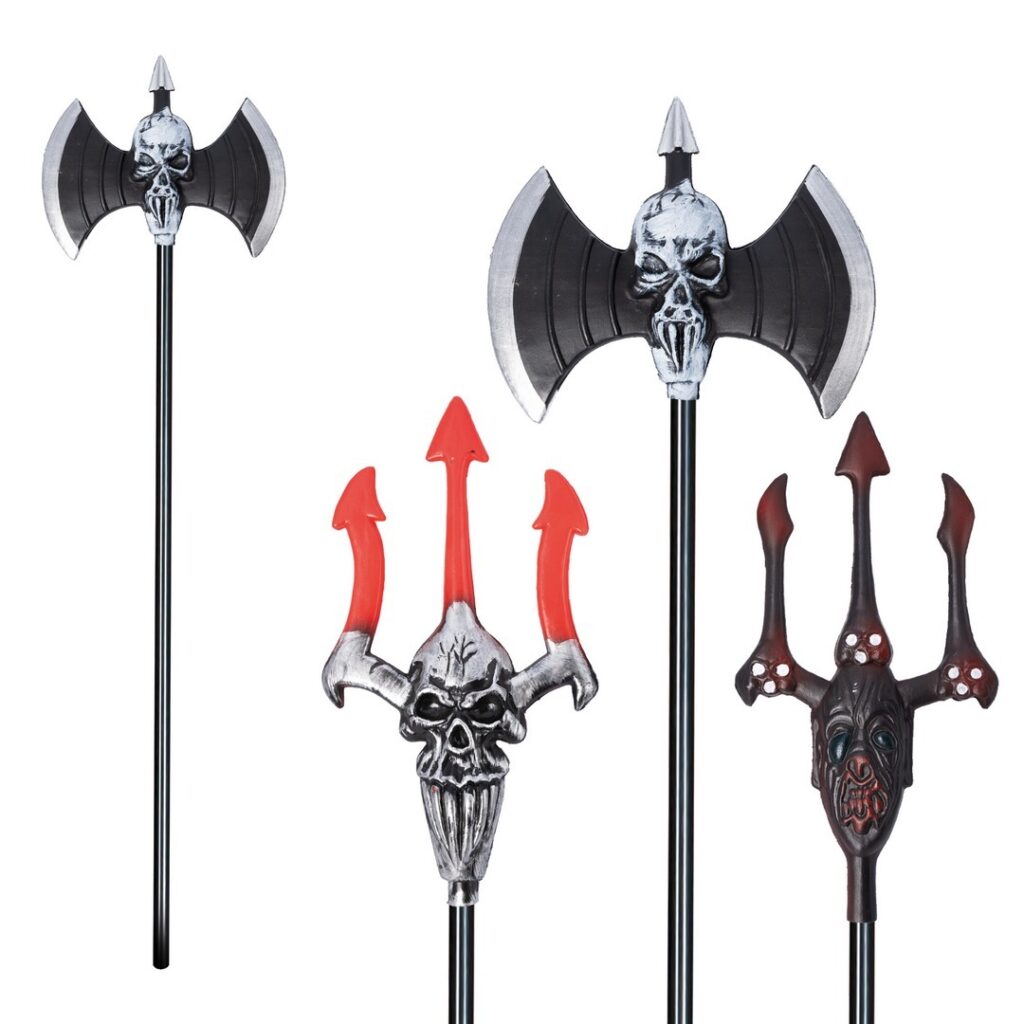 BOX D ARMES HALLOWEEN 12 PIECES 120cm