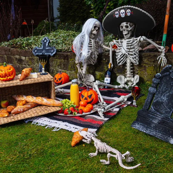 CHAPEAU jours des morts (Sombrero noir - 58 cm)