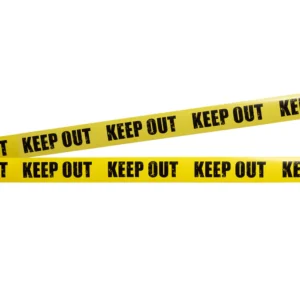 BANDEAU DE BARRIERE KEEP OUT 6M X7.5 CM