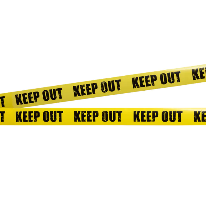 BANDEAU DE BARRIERE KEEP OUT  6M X7.5 CM – Image 1
