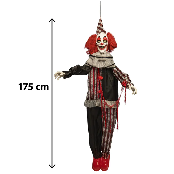 DECORATION  CLOWN  ANIME 175 cm A SUSPENDRE démo vidéo – Image 2