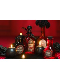 FLACON CARRE VERRE ROUGE VAMPIRE BLOOD 6.3CM X 6.3CM X 17CM