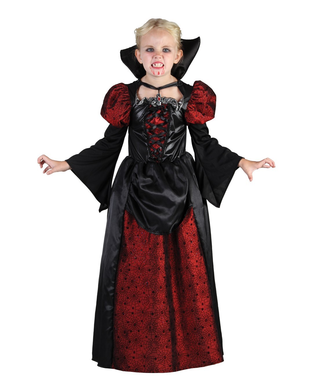 DÉGUISEMENT DE VAMPIRE (Filles de 4 à 12 ans - Robe) – Image 1