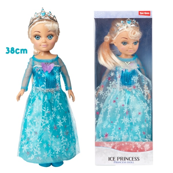 POUPEE PRINCESSE DES GLACES 38CM