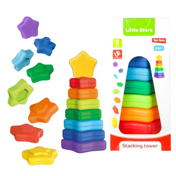 BEBE TOUR EMPILAGE ETOILE EN PLASTIQUE