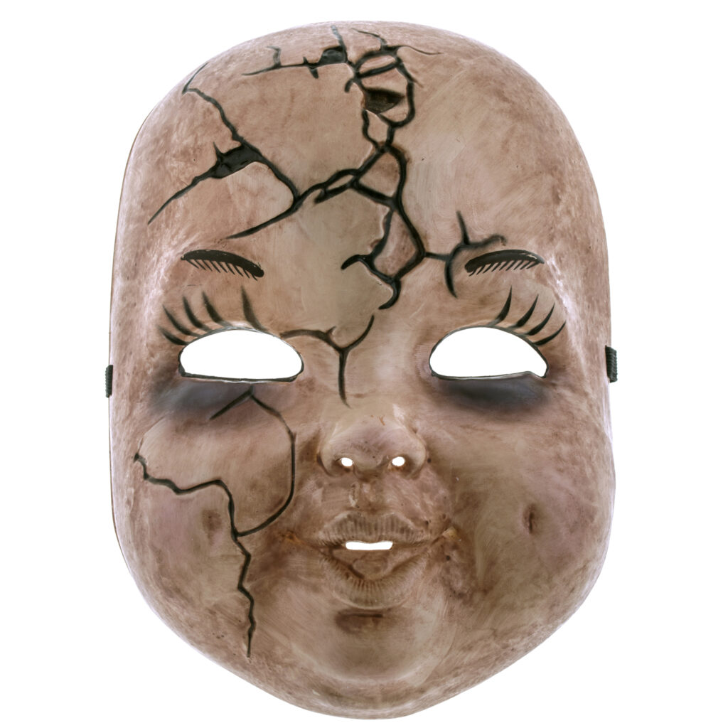 MASQUE DE POUPEE (Masque en plastique )